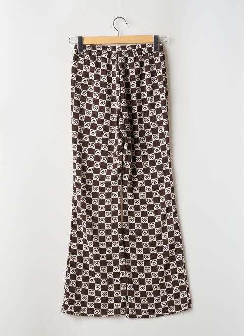 Pantalon flare marron ONLY pour femme