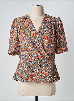 Chemisier orange MORGAN femme