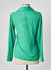 Blouse vert OGL pour femme seconde vue