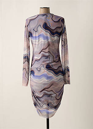 Robe courte gris JACQUELINE DE YONG femme
