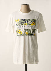 T-shirt blanc JACK & JONES pour homme seconde vue