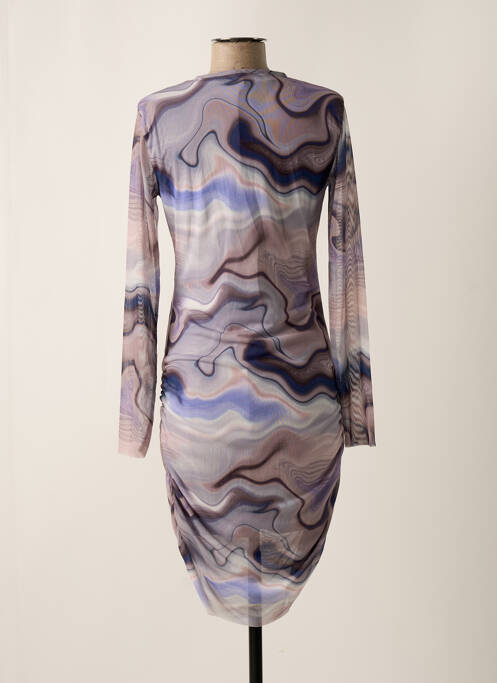 Robe courte gris JACQUELINE DE YONG pour femme