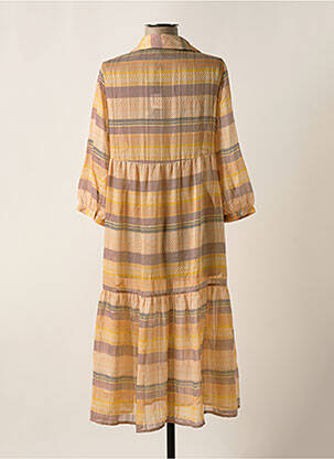 Robe longue beige VERO MODA femme