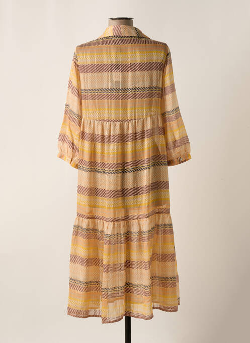 Robe longue beige VERO MODA pour femme