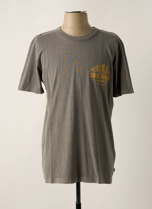 T-shirt gris JACK & JONES pour homme