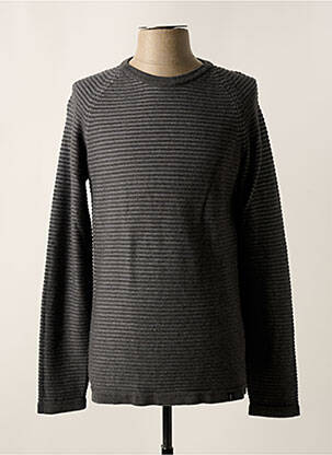 Pull gris JACK & JONES homme