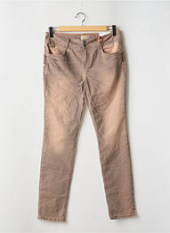 Jeans coupe droite marron STREET ONE femme