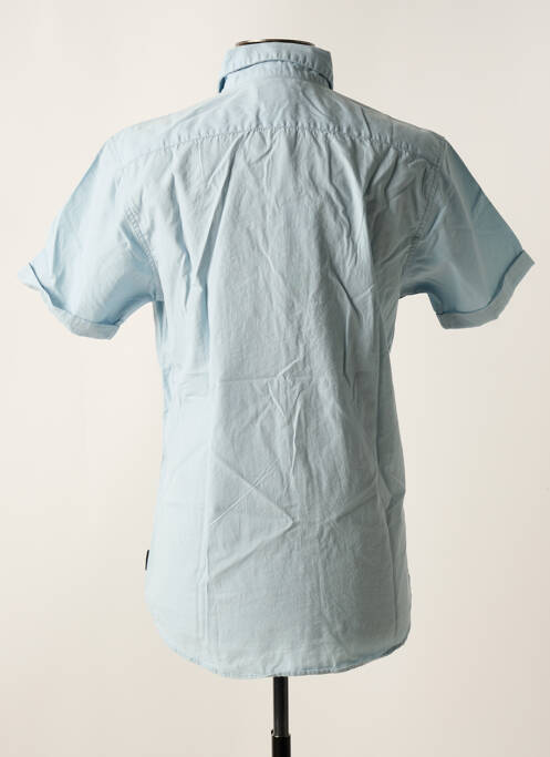 Chemise manches courtes bleu JACK & JONES pour homme