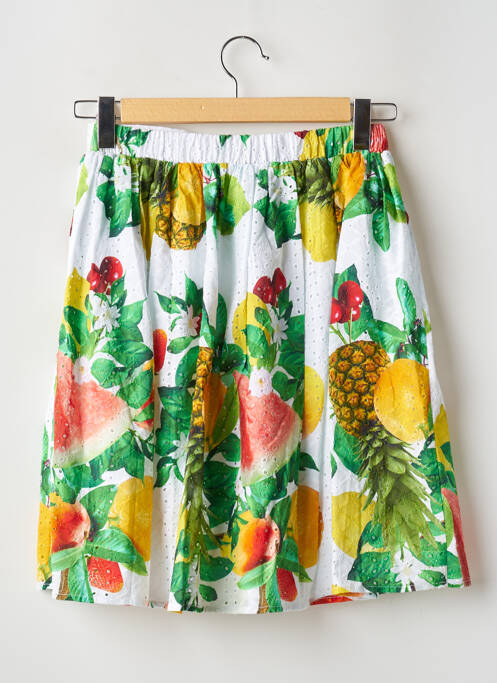 Jupe courte blanc GUESS pour fille