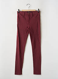 Pantalon slim rouge ONLY femme