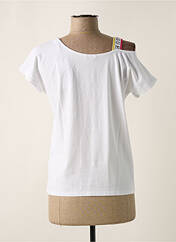 T-shirt blanc GUESS pour fille seconde vue