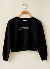 Sweat-shirt noir ONLY pour fille seconde vue