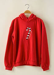 Sweat-shirt rouge ONLY pour fille seconde vue