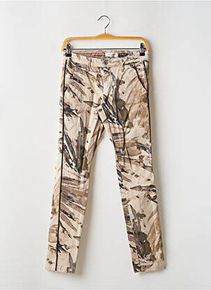 Jeans coupe slim beige PLEASE femme