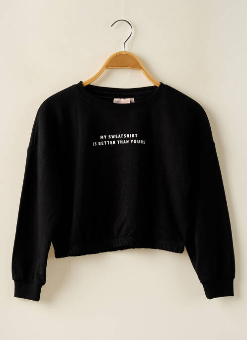 Sweat-shirt noir ONLY pour fille