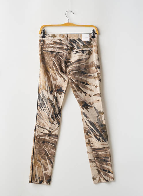 Jeans coupe slim beige PLEASE pour femme