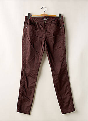 Pantalon slim rouge STREET ONE femme