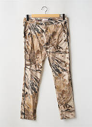 Jeans coupe slim marron PLEASE femme