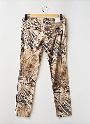 Jeans coupe slim marron PLEASE femme