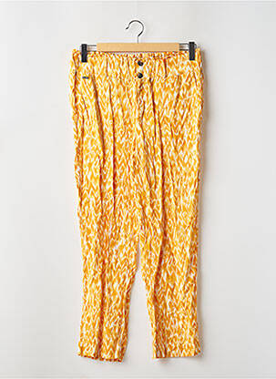 Pantalon flare jaune STREET ONE femme