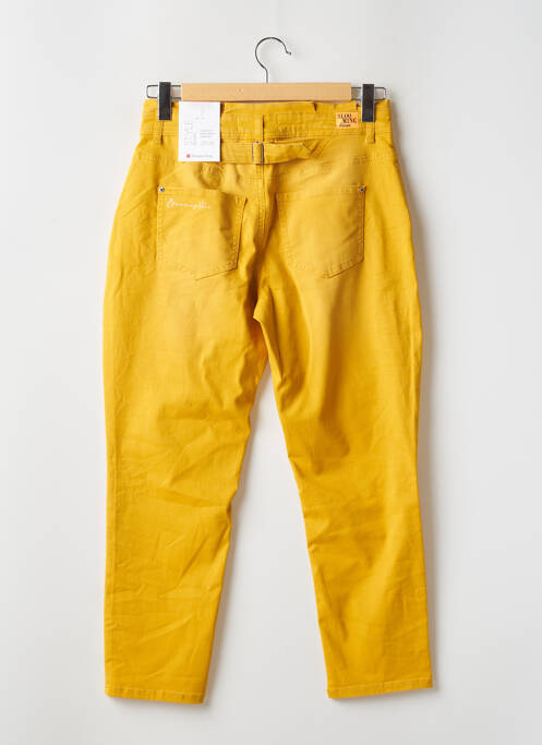 Jeans coupe slim jaune STREET ONE pour femme