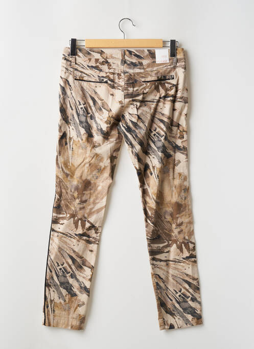 Jeans coupe slim marron PLEASE pour femme