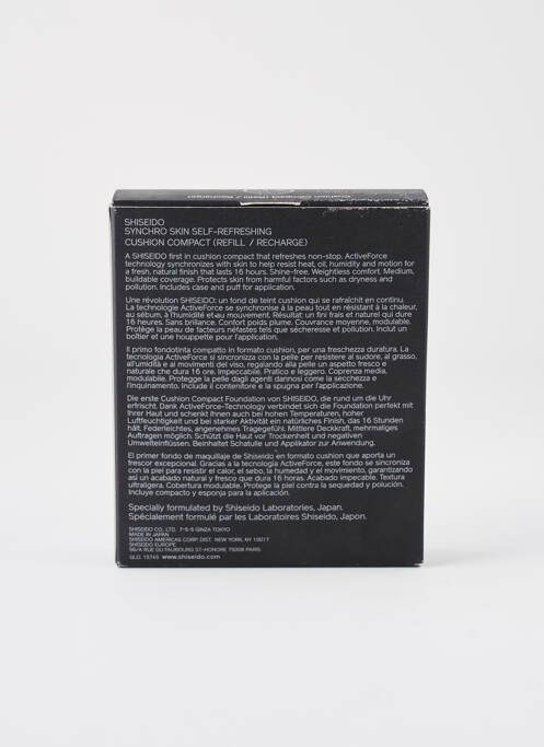 Fond de teint chair SHISEIDO pour femme
