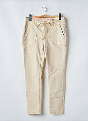 Jeans coupe slim beige STREET ONE femme