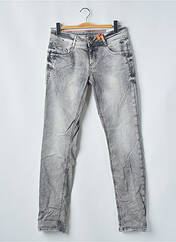 Jeans coupe slim gris STREET ONE pour femme seconde vue