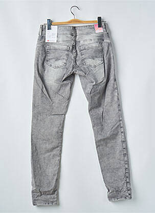 Jeans coupe slim gris STREET ONE femme