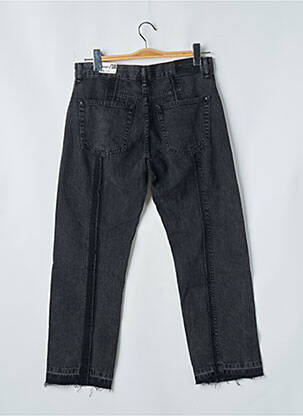 Jeans coupe droite noir MANGO femme