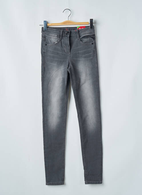 Jeans skinny gris S.OLIVER pour fille