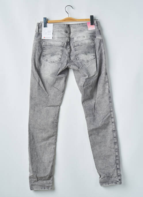 Jeans coupe slim gris STREET ONE pour femme
