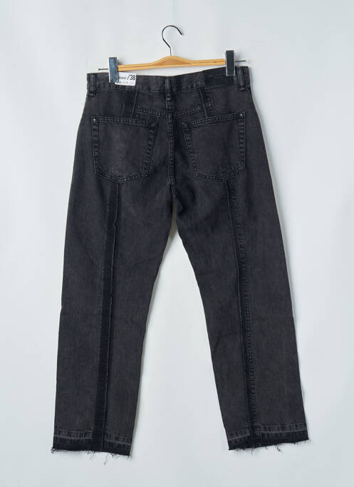 Jeans coupe droite noir MANGO femme