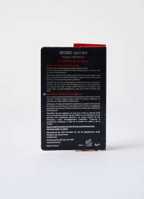 Maquillage pour les lèvres rouge PERIPERA pour femme