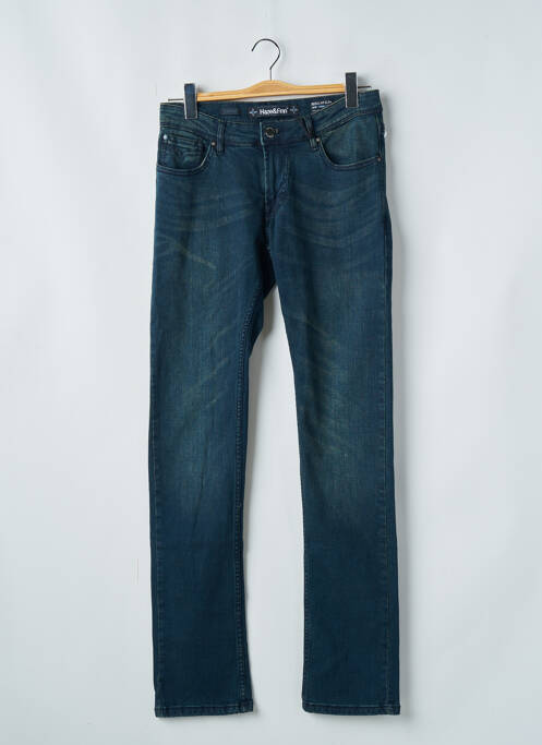 Jeans coupe slim bleu HAZE&FINN pour homme