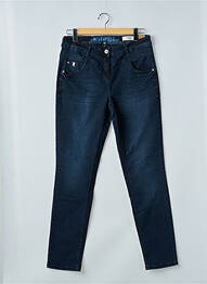 Jeans coupe slim bleu CECIL femme