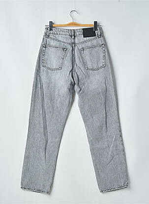 Jeans coupe droite gris SUPERDRY femme