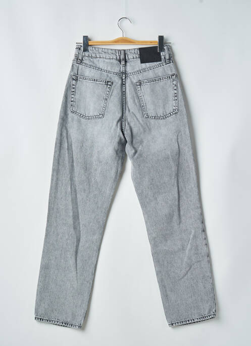Jeans coupe droite gris SUPERDRY pour femme