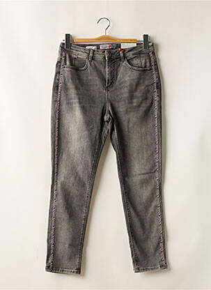 Jeans coupe slim gris STREET ONE femme