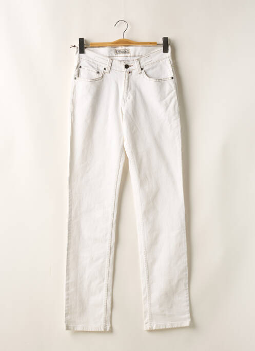 Jeans coupe slim blanc PARK LANE pour homme