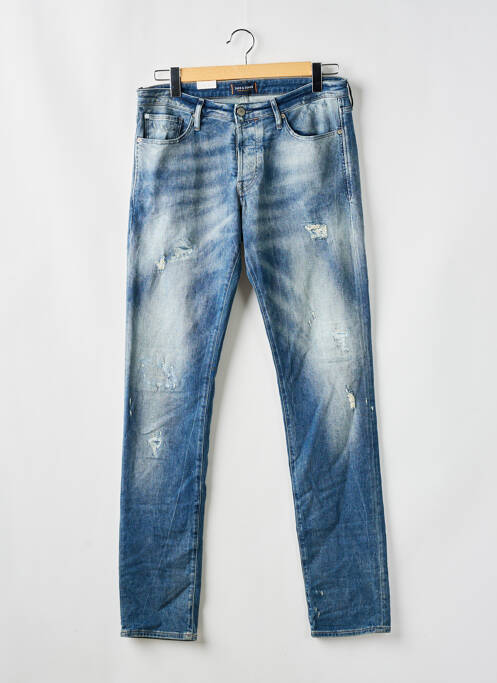 Jeans coupe slim bleu JACK & JONES pour homme