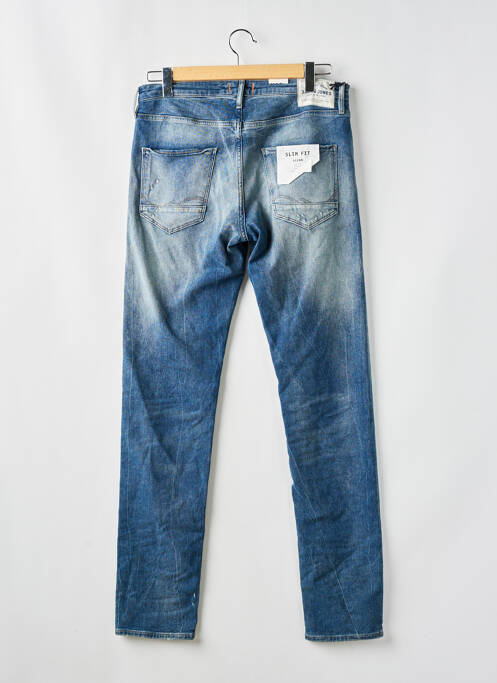Jeans coupe slim bleu JACK & JONES pour homme