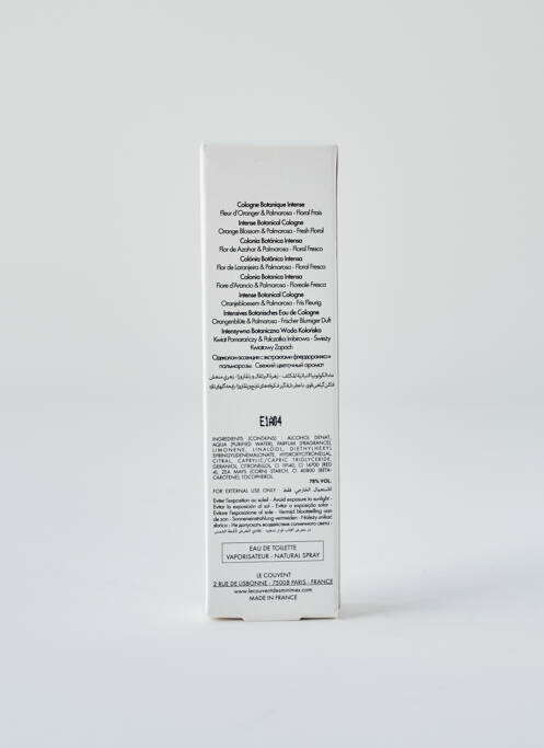 Eau de cologne multicolore LE COUVENT pour unisexe