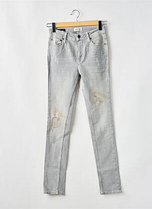 Jeans skinny gris JACK & JONES homme