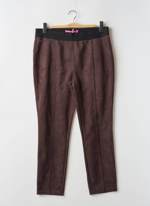 Pantalon slim marron STREET ONE pour femme