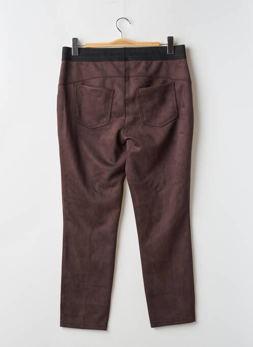 Pantalon slim marron STREET ONE pour femme