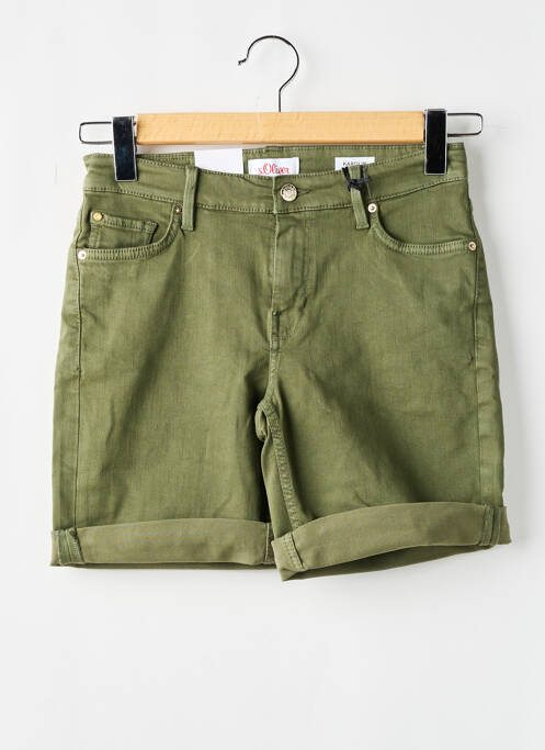 Short vert S.OLIVER pour femme