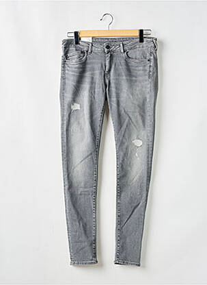 Jeans skinny gris PEPE pour femme