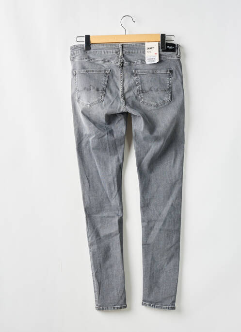 Jeans skinny gris PEPE pour femme